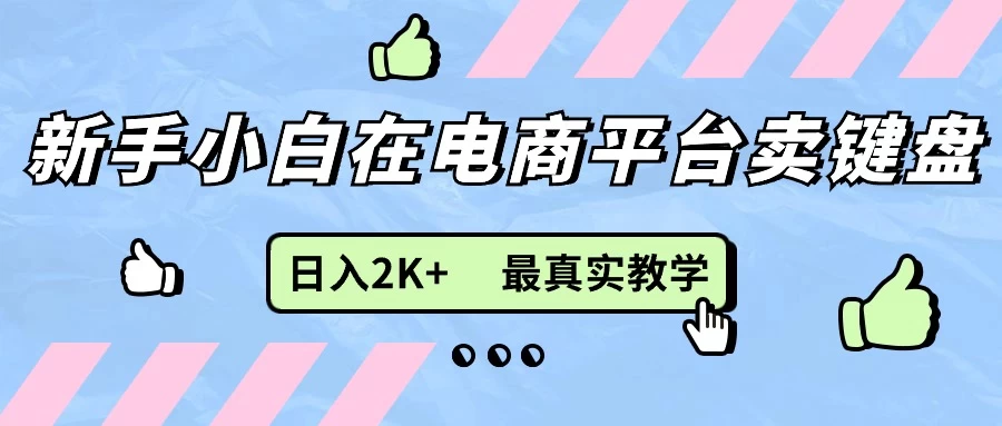 最新无货源0成本电商，新手小白可做，后端扶持拉满，日入2K+细致教学 第1张